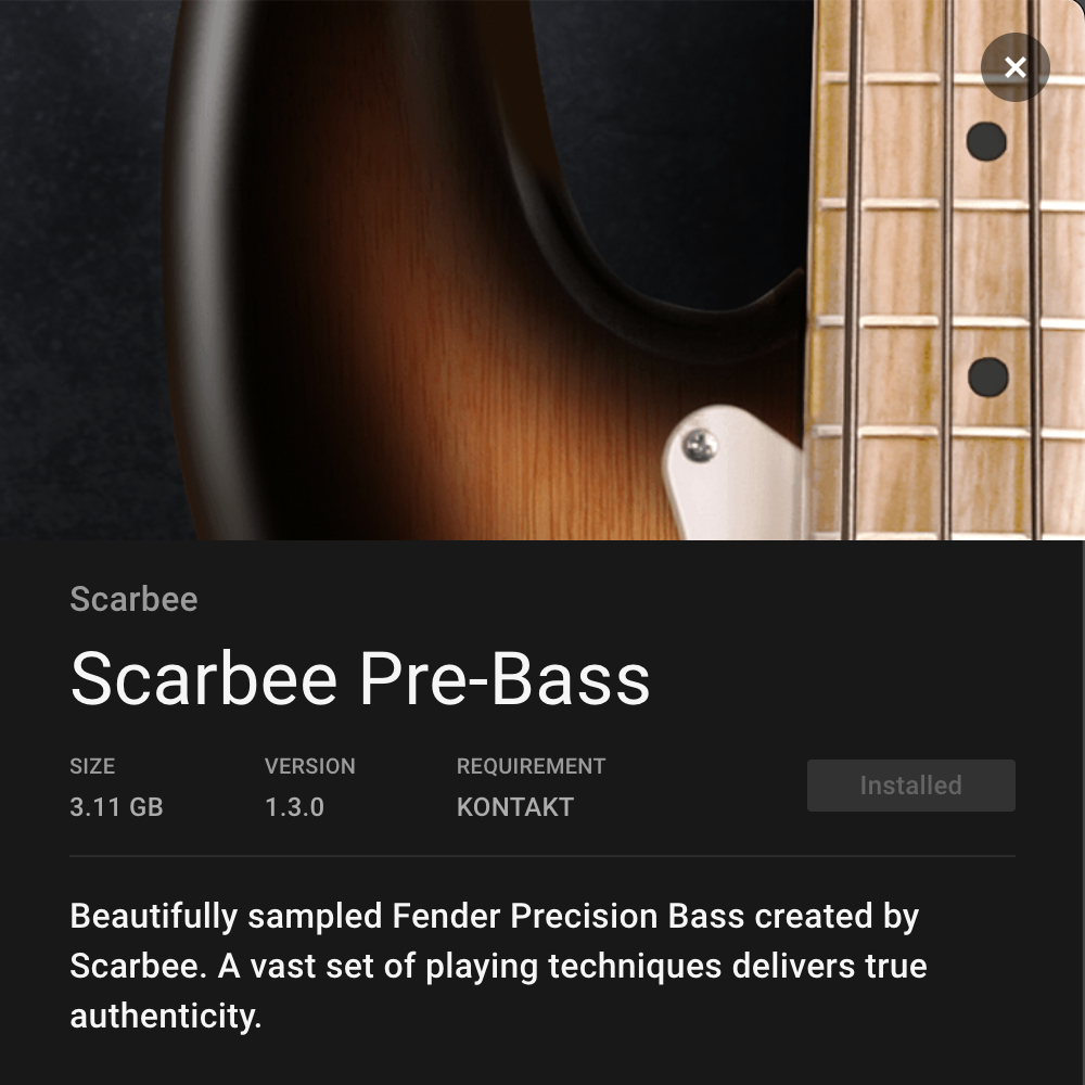 Native Instruments Scarbee Pre-Bass